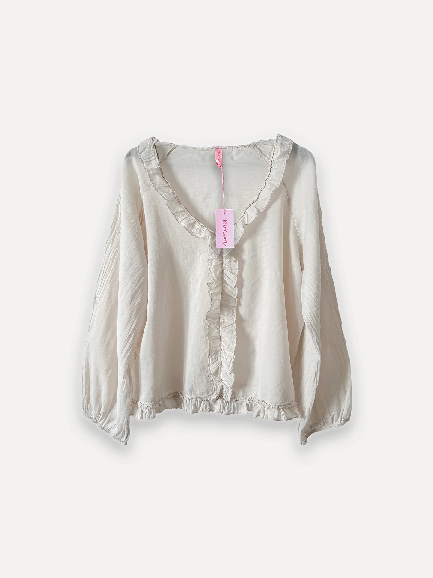 Reunion Princess Blouse Beige