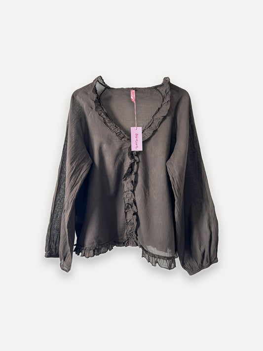 Reunion Princess Blouse Espresso
