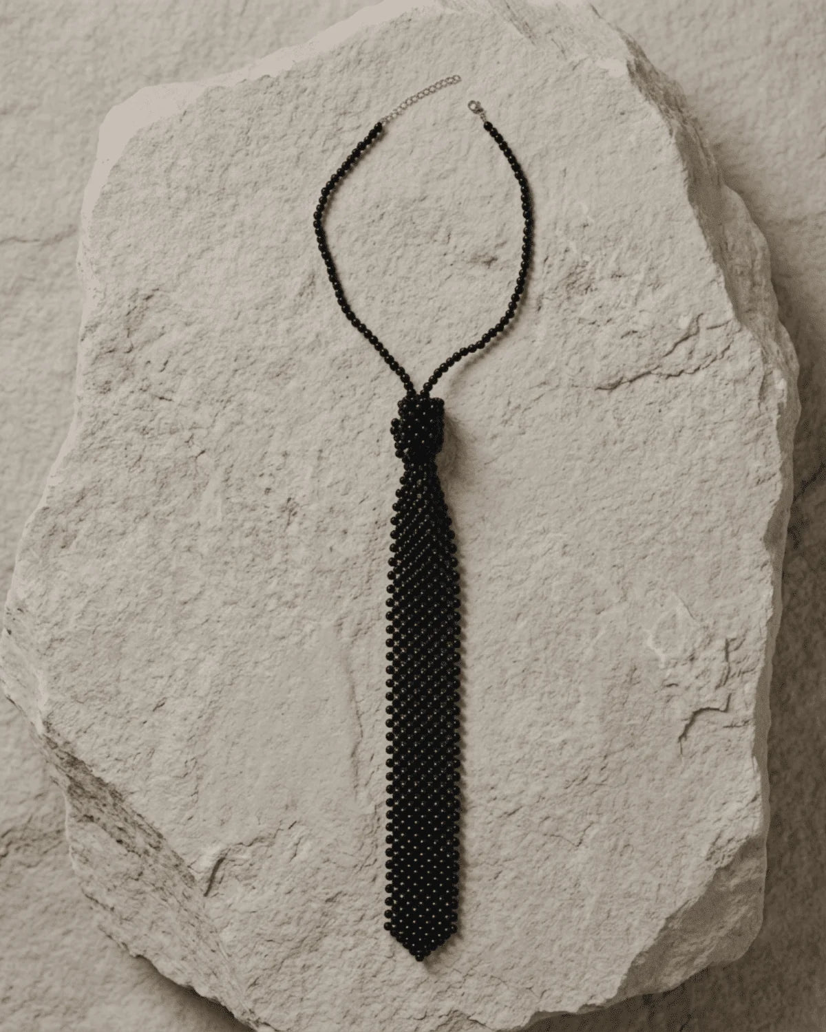 DNSKCopenhagen Lisa Neck Tie Cream Pearls Justerbar