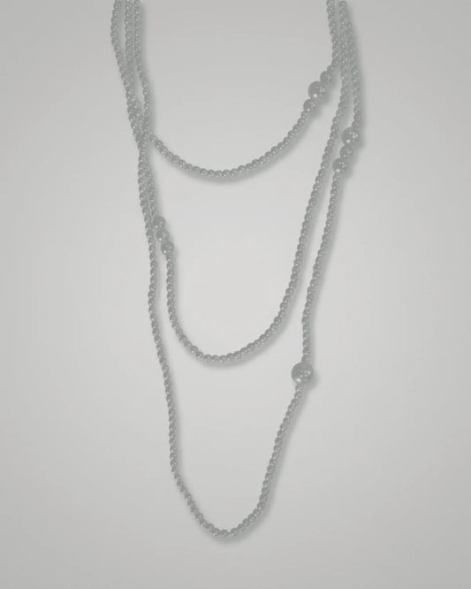 DNSKCopenhagen Lisa Pearl midjekjede 120 cm