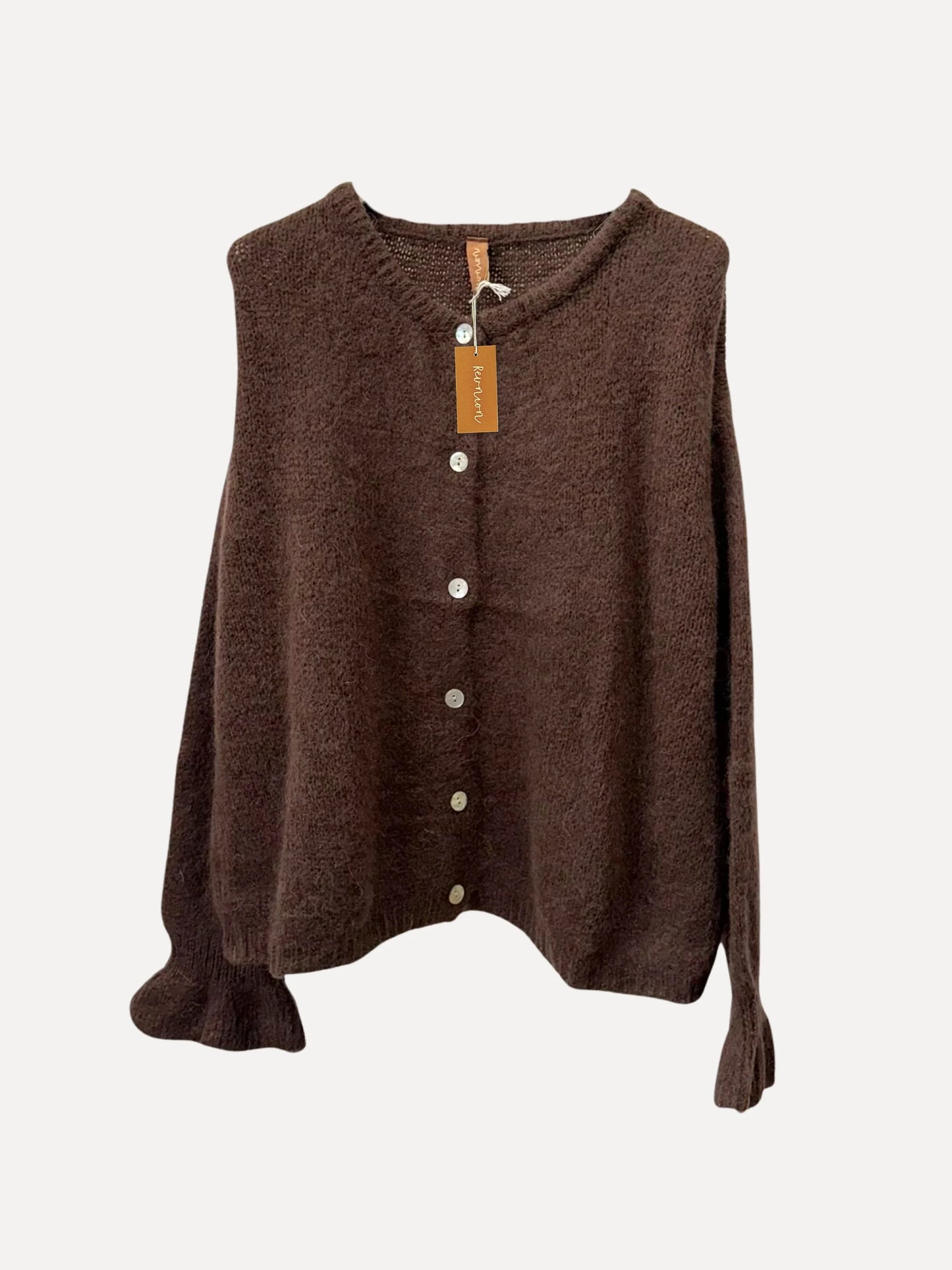 Reunion Bella Cardigan Brun & Vin