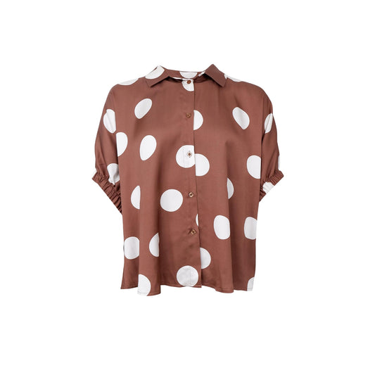 Black Colour Mabel Bluse Prikker