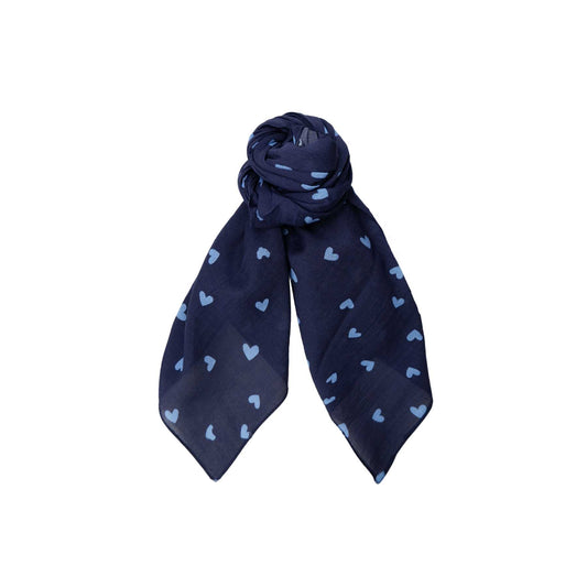 Black Colour Claudine Mini Scarf Navy – skjerf fra Black Colour hos Den Lille Sorte