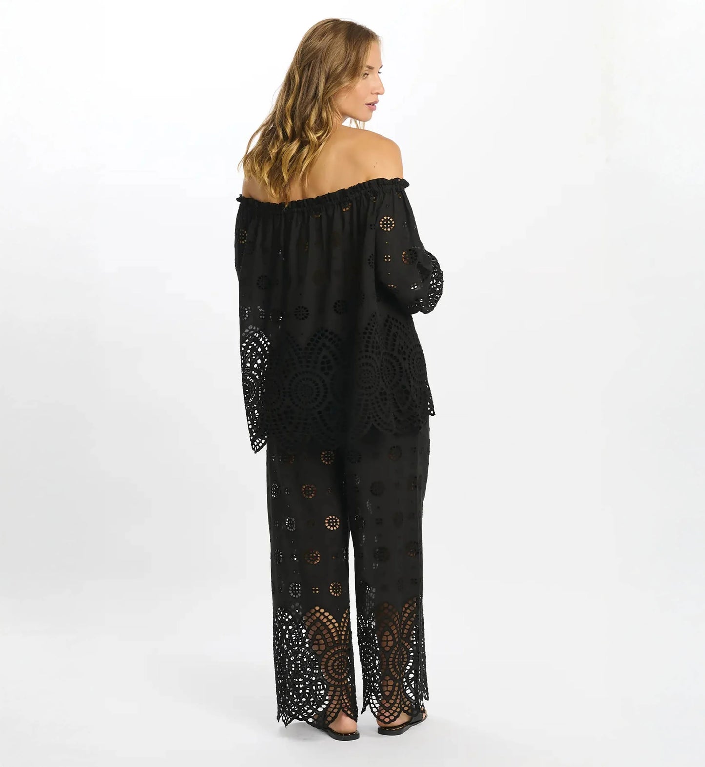 Miss June Opaline Bluse Sort