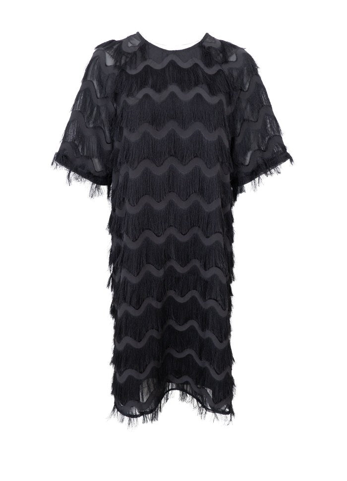 Black Colour GATSBY dress Black