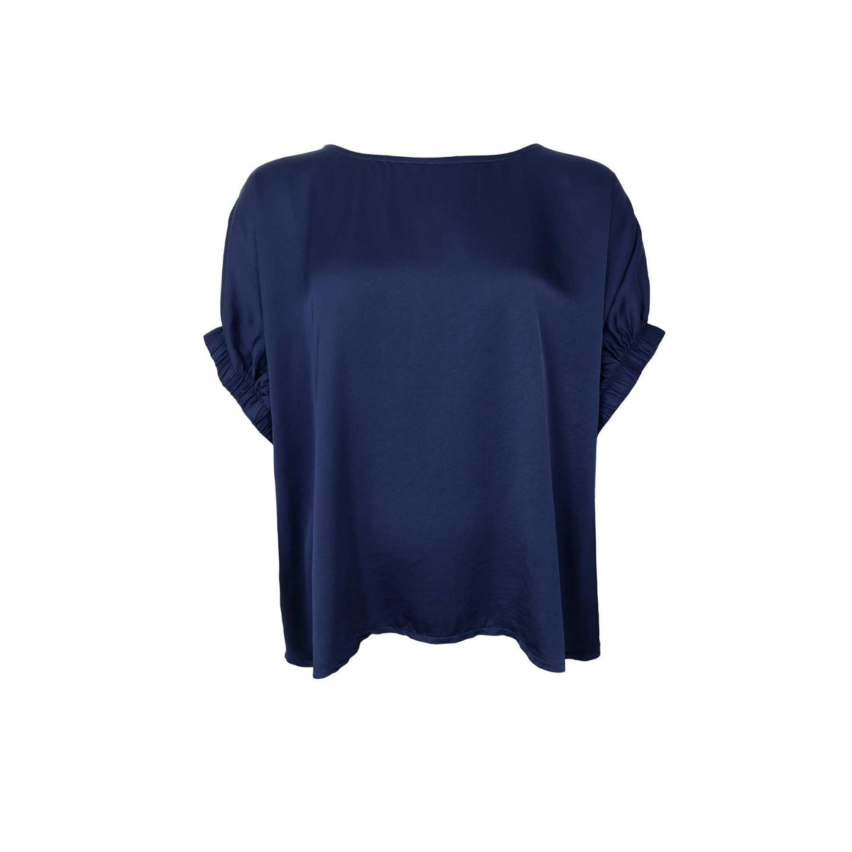 Black Colour Mabel Blouse Dark Blue