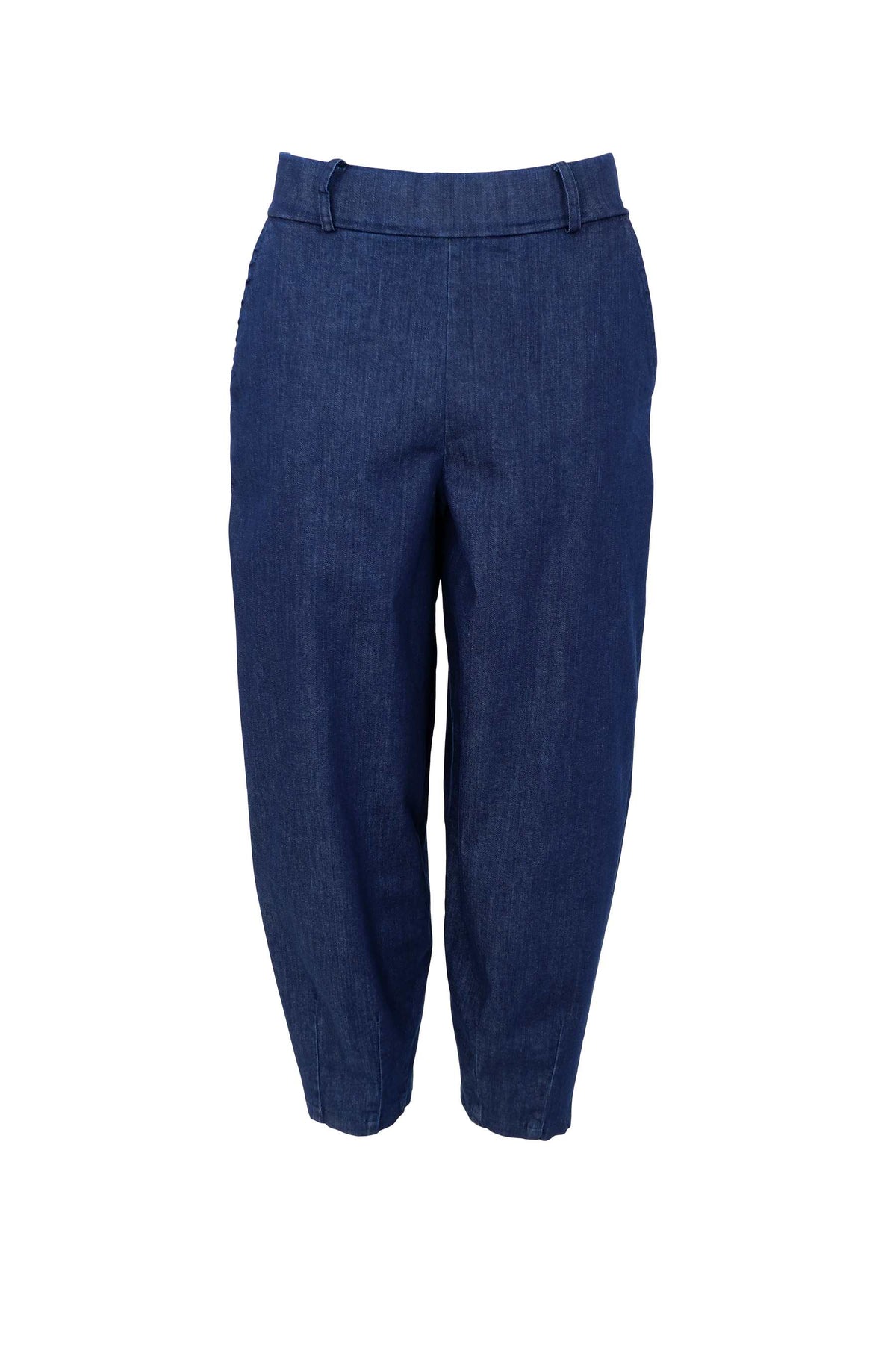 Black Colour Denice Denim Barrel Pant
