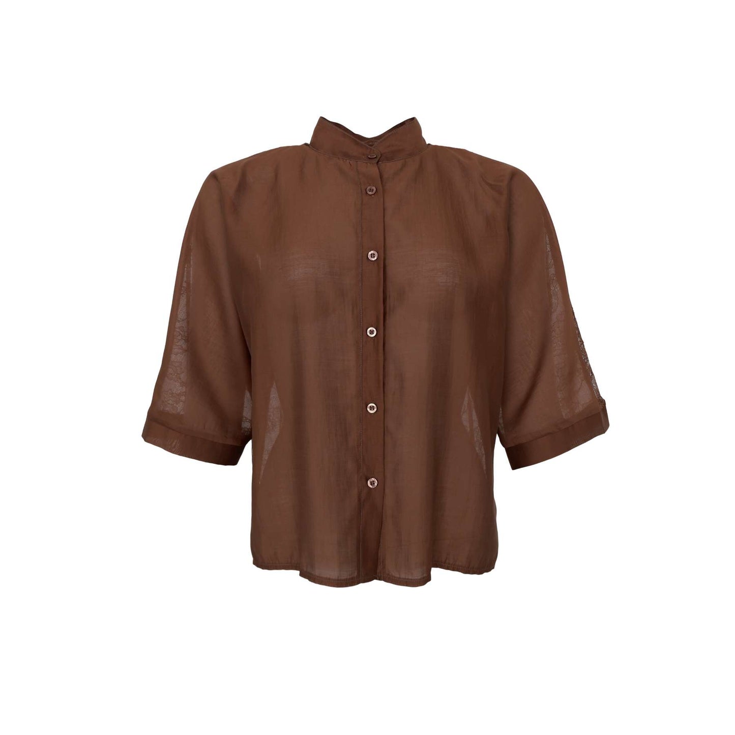 Black Colour Carla Bluse Hazelnut