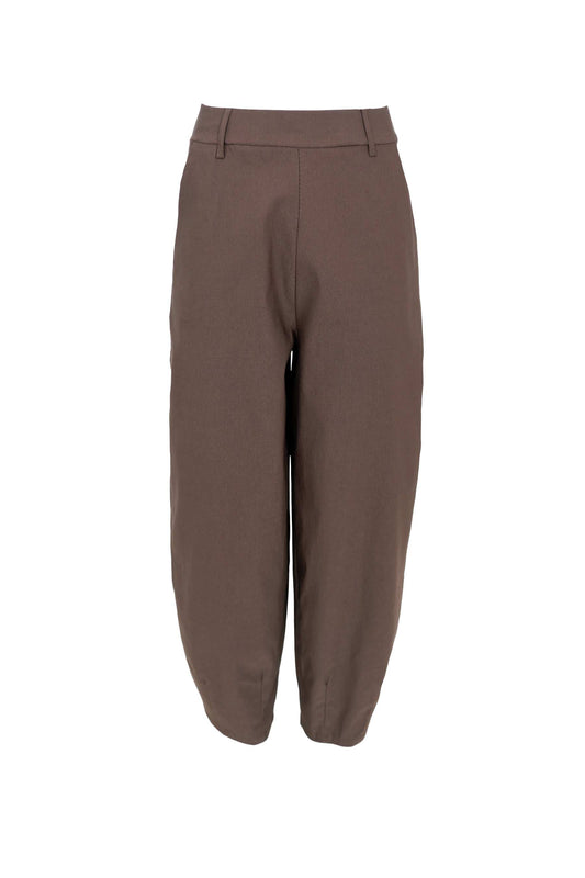 Black Colour Beverly Barrelbukse Espresso