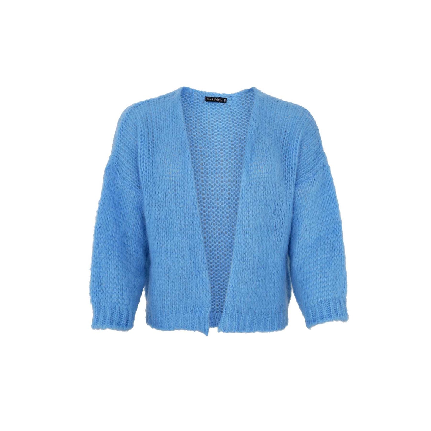 Black Colour Casey Cardigan Sky Blue