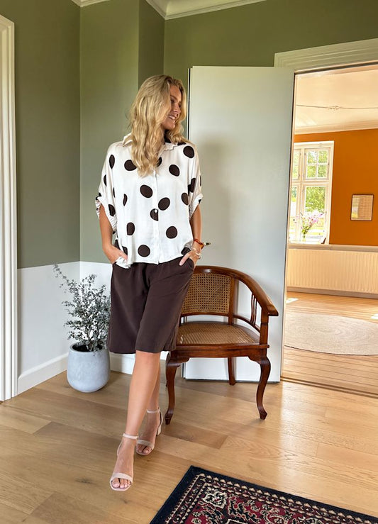 Black Colur Casba Long Shorts Flere farger