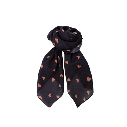 Black Colour Claudine Mini Scarf Black – skjerf fra Black Colour hos Den Lille Sorte