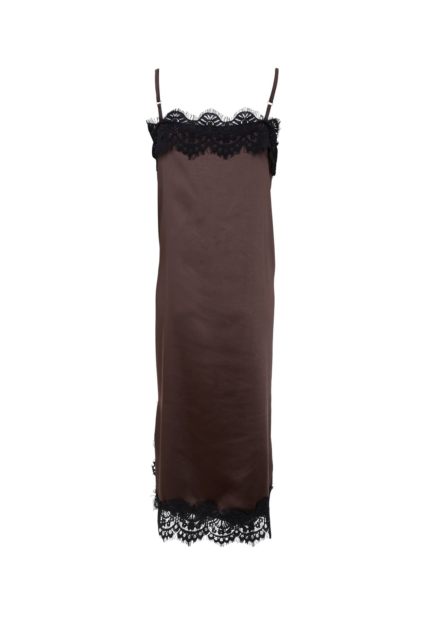 Black Colour Evie Dress Brown