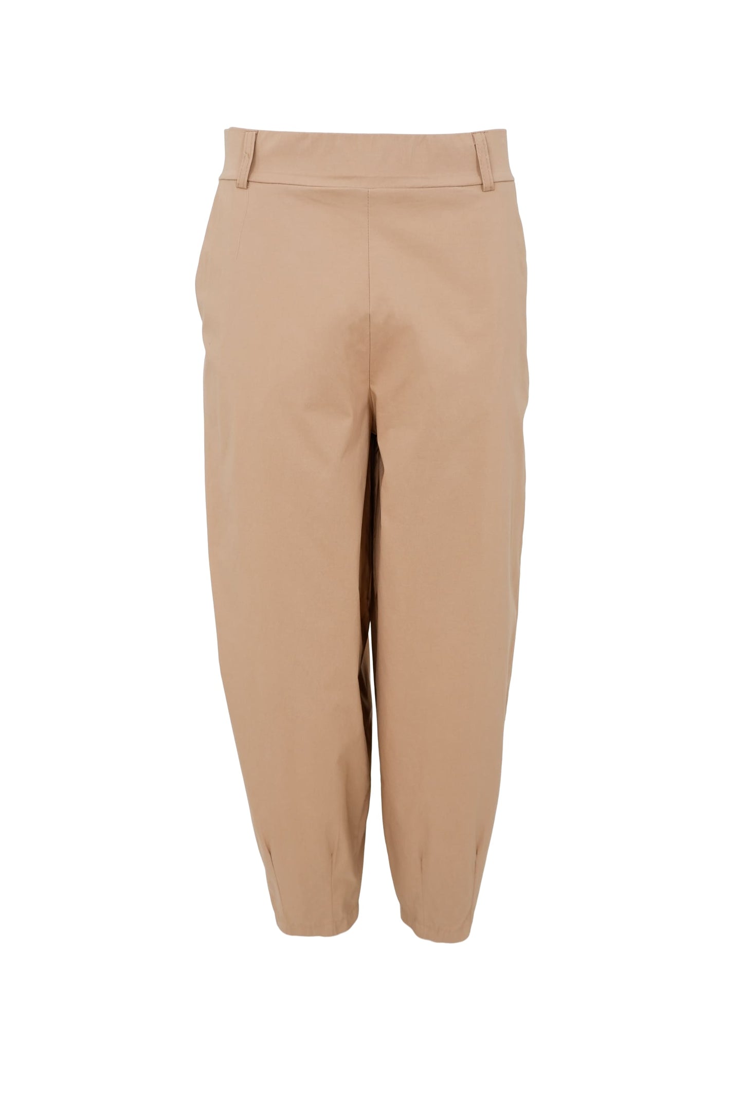 Black Colour Beate Barrel Pant Latte