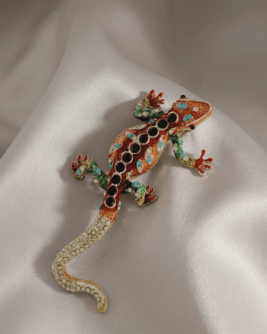 DNSKCopenhagen Salamander Brosje Rød
