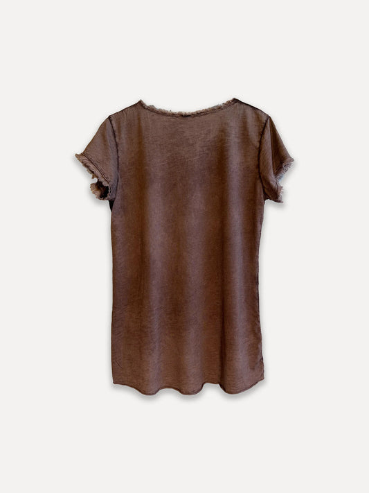 Reunion V-Classic T-shirt Espresso
