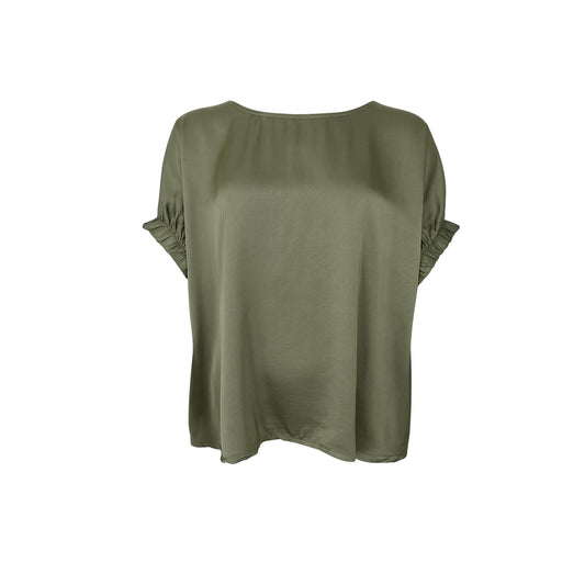 Black Colour Mabel Blouse Army
