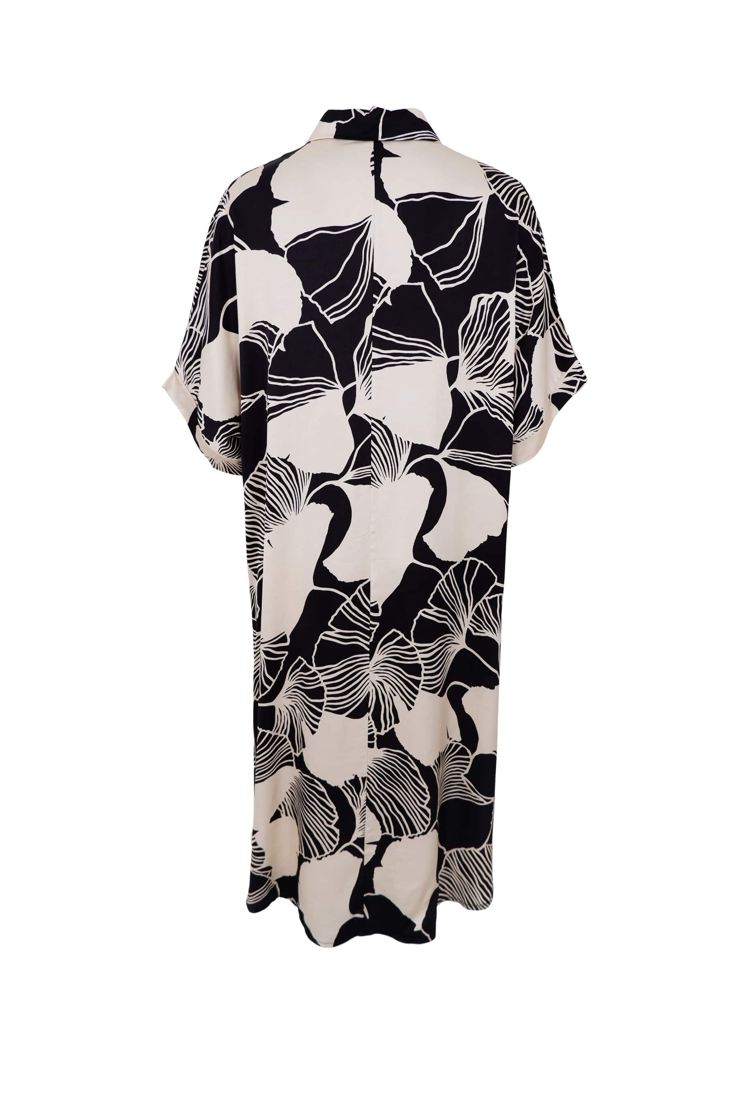 Black Colour Waterlily Kjole - Black Creme