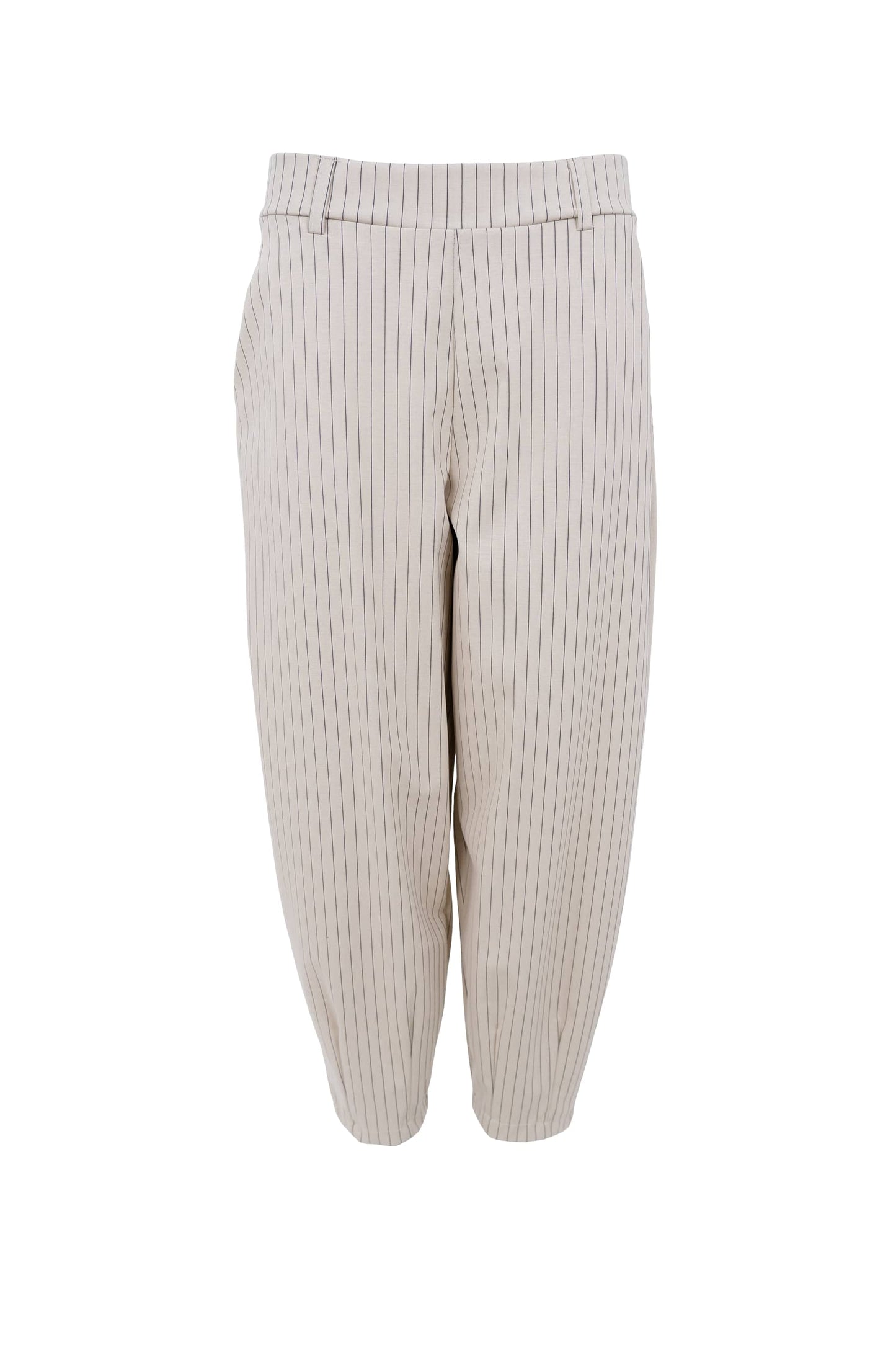 Black Colour Milano Barrel Pant - Kit stripe
