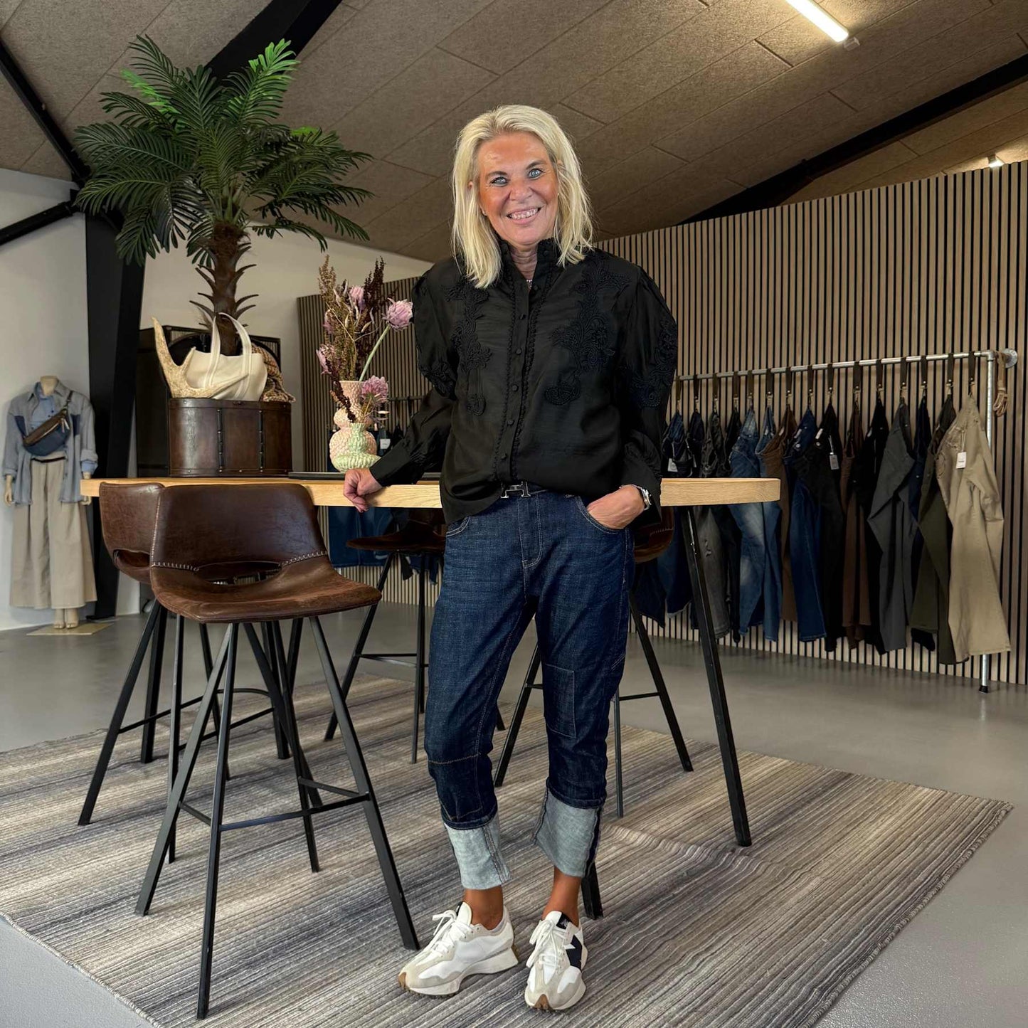 Cabana Living Aimas Bluse - Black