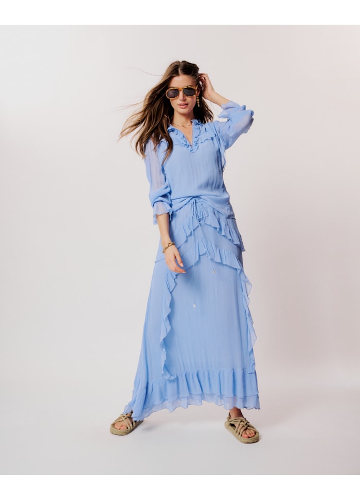 Moliin Gaia Kjole Hydrangea