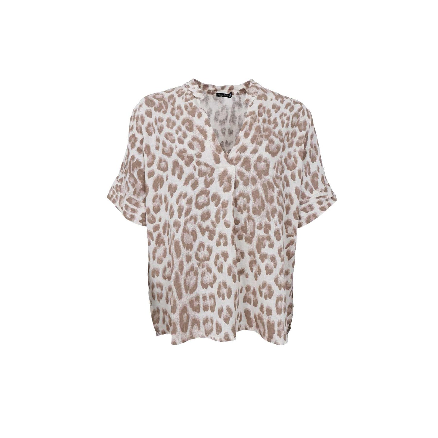 Black Colour Melina Linbluse