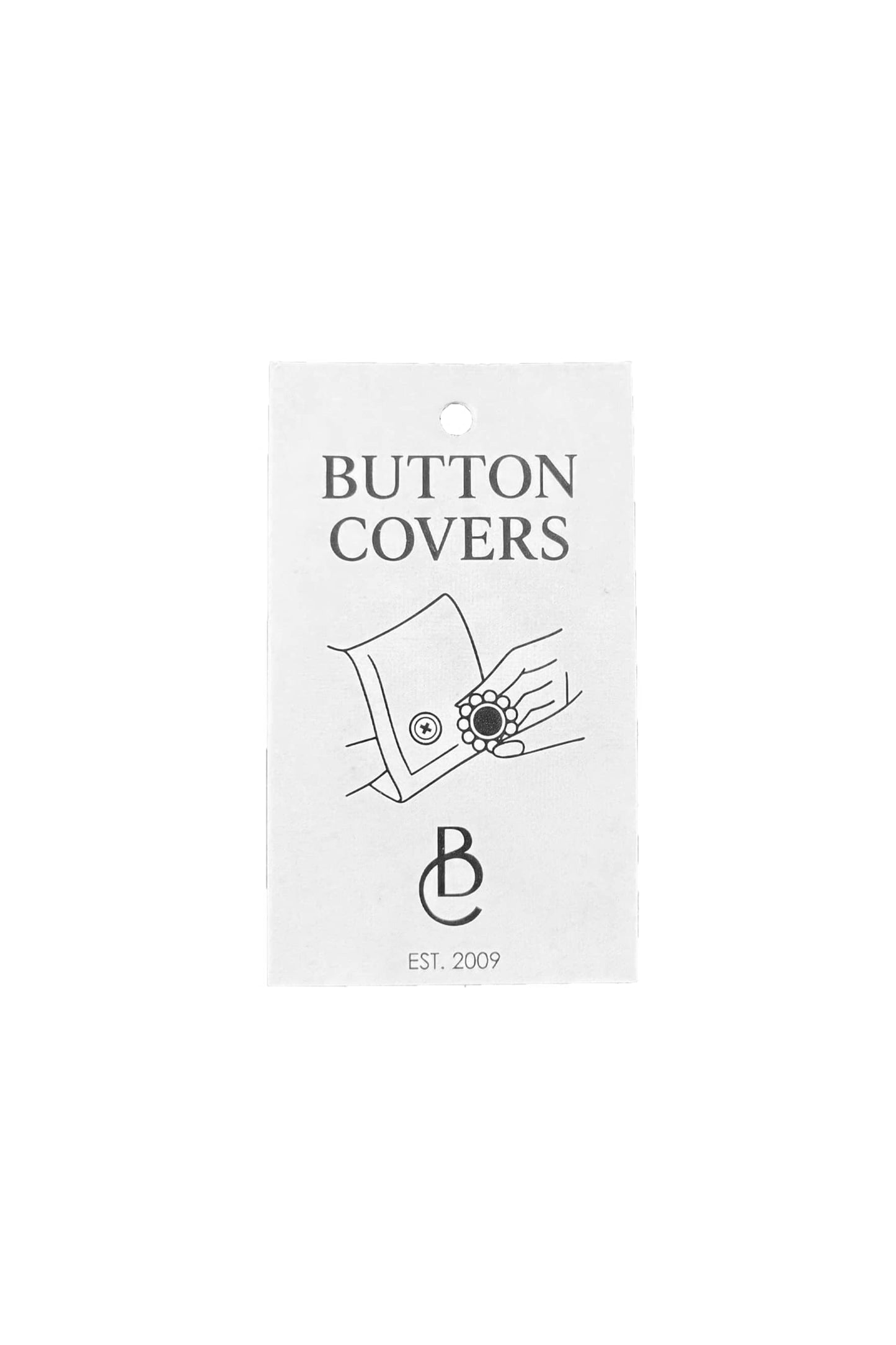 Black Colour Button Covers