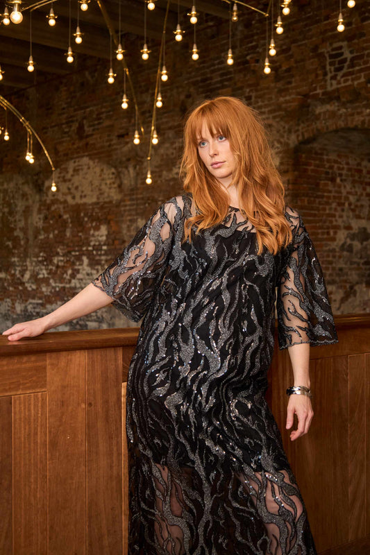 Black Colour Maggie Kjole