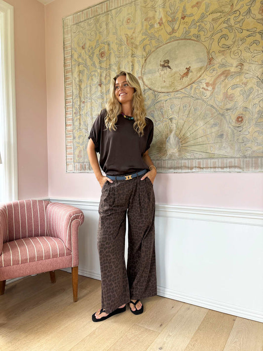 Black Colour Mabel Bluse Coffee – bluse fra Black Colour hos Den Lille Sorte