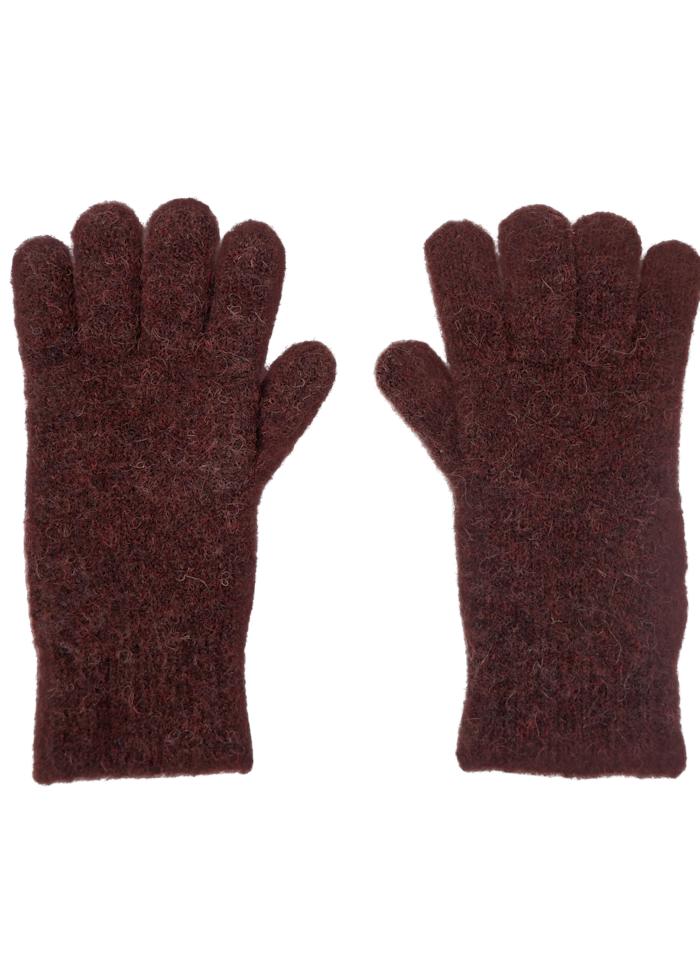 Black Colour Ginger Hansker Mocca