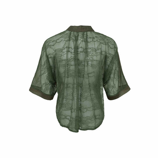 Black Colour Carla Bluse Army