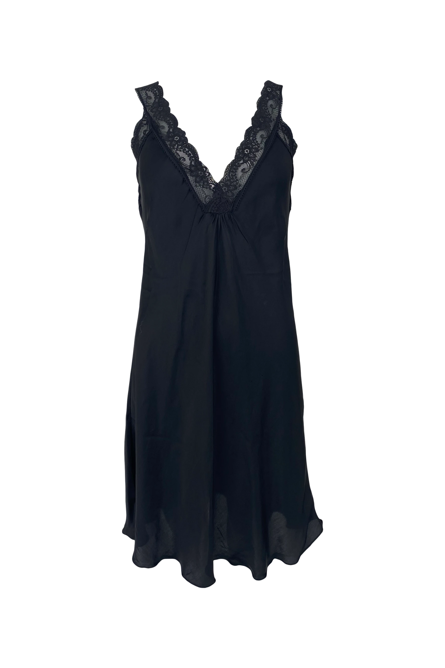 Black Colour Bea Slip Dress